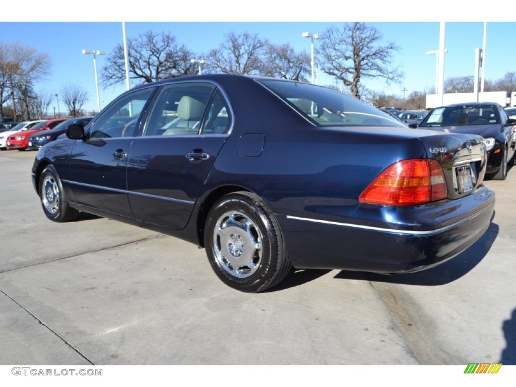 2002 LS 430 - Blue Onyx Pearl / Light Charcoal photo #3