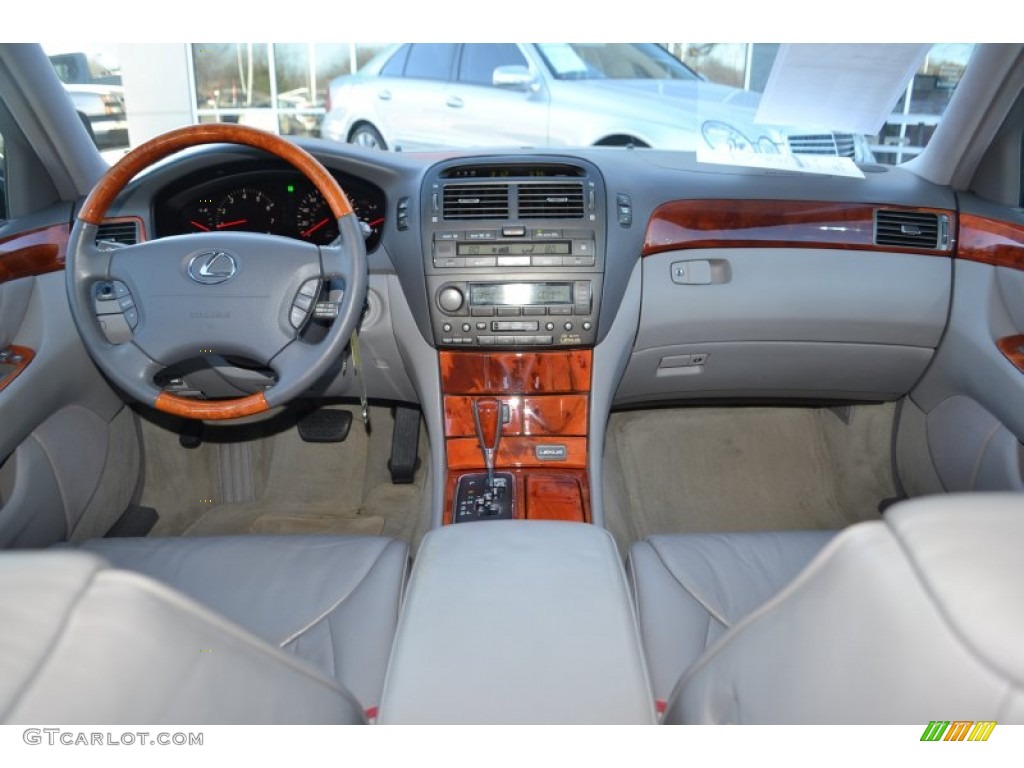 2002 LS 430 - Blue Onyx Pearl / Light Charcoal photo #14
