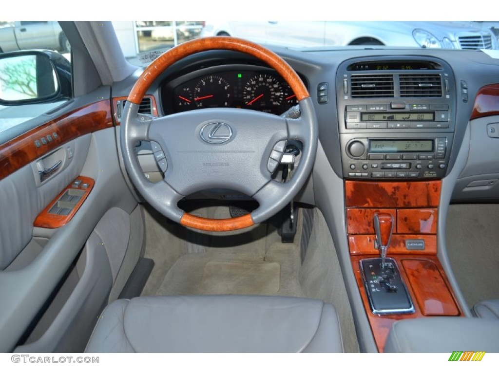 2002 LS 430 - Blue Onyx Pearl / Light Charcoal photo #15