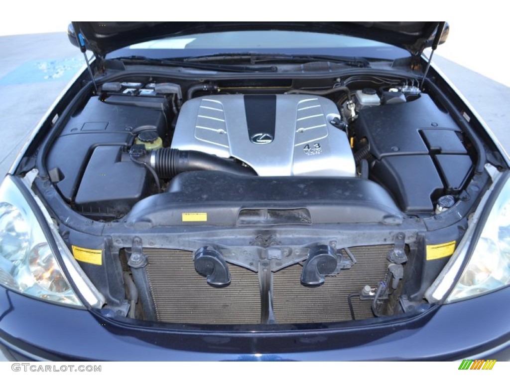 2002 LS 430 - Blue Onyx Pearl / Light Charcoal photo #21