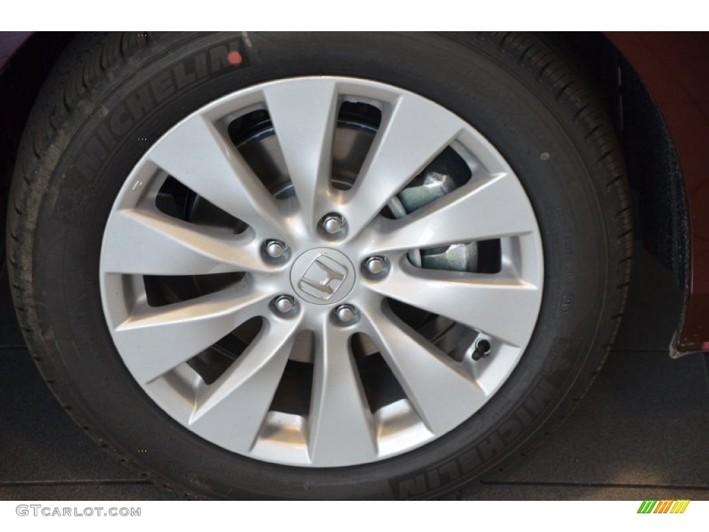 2014 Accord EX-L V6 Sedan - Basque Red Pearl II / Ivory photo #3