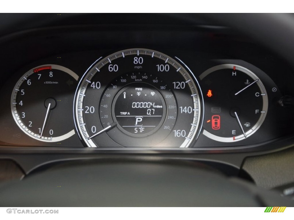 2014 Accord EX-L V6 Sedan - Basque Red Pearl II / Ivory photo #25