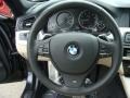 Oyster/Black Steering Wheel Photo for 2011 BMW 5 Series #89909815