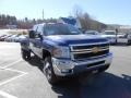 2014 Blue Topaz Metallic Chevrolet Silverado 3500HD LTZ Crew Cab 4x4 Dual Rear Wheel  photo #6