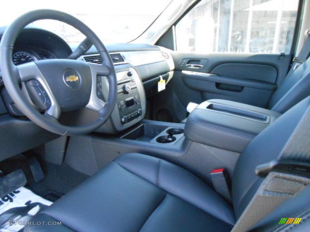 2014 Silverado 3500HD LTZ Crew Cab 4x4 Dual Rear Wheel - Blue Topaz Metallic / Ebony photo #12