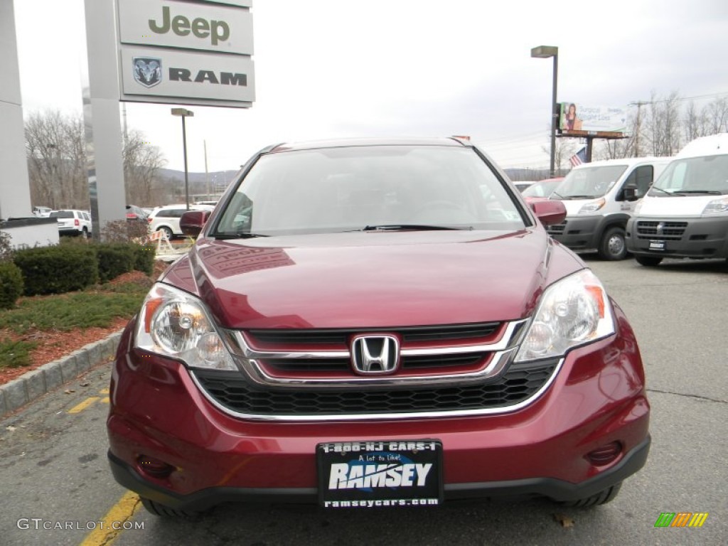 2011 CR-V EX-L 4WD - Tango Red Pearl / Gray photo #3