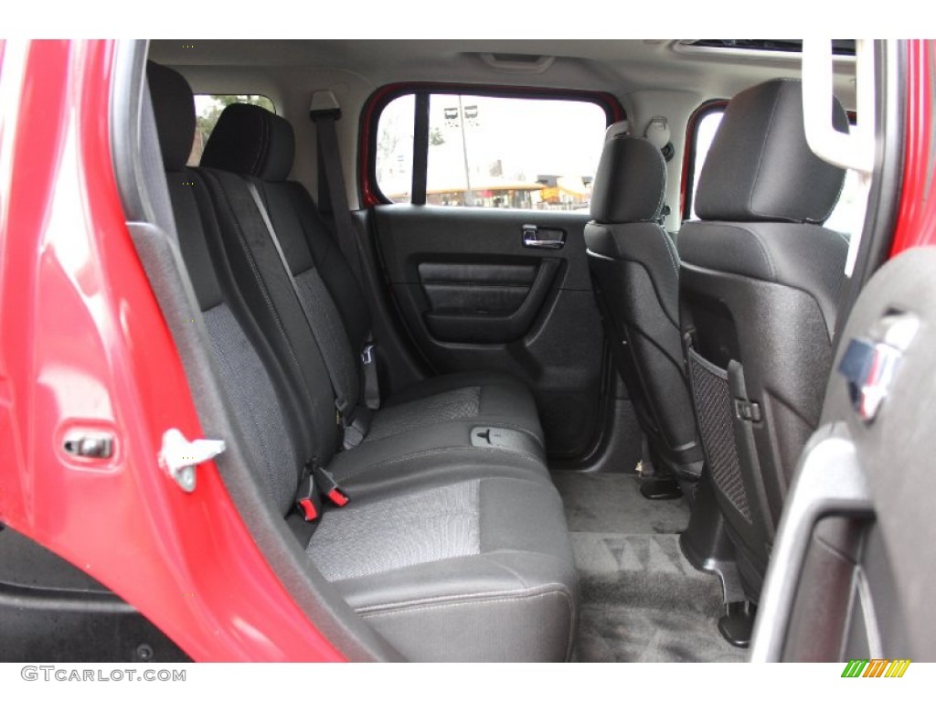 Ebony Black Interior 2007 Hummer H3 Standard H3 Model Photo #89912404