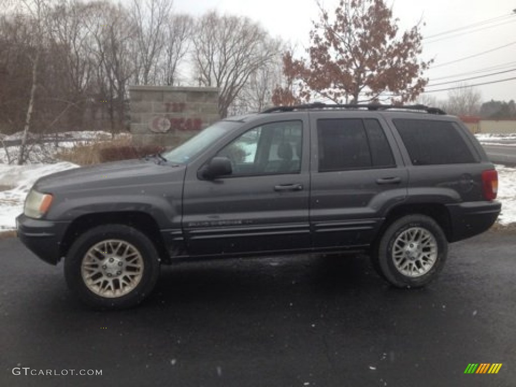 2002 Grand Cherokee Limited 4x4 - Graphite Metallic / Dark Slate Gray photo #1