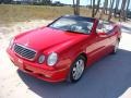 2001 Magma Red Mercedes-Benz CLK 320 Cabriolet  photo #3