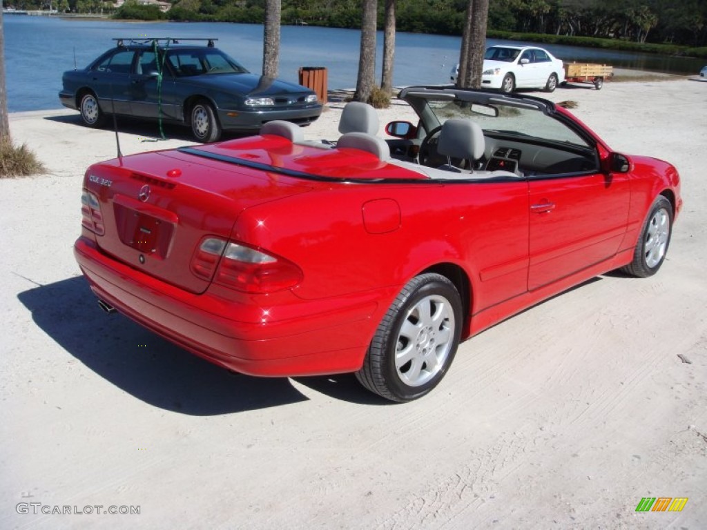 Magma Red 2001 Mercedes-Benz CLK 320 Cabriolet Exterior Photo #89913064