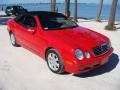 2001 Magma Red Mercedes-Benz CLK 320 Cabriolet  photo #24