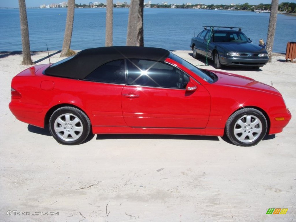 Magma Red 2001 Mercedes-Benz CLK 320 Cabriolet Exterior Photo #89913331