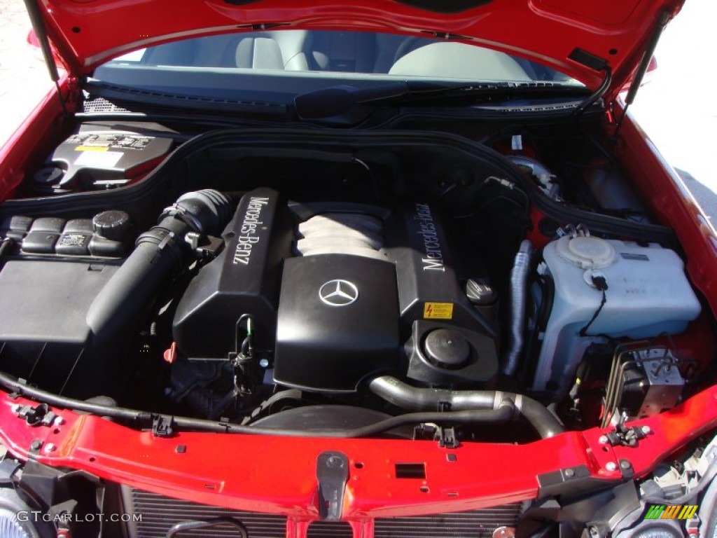 2001 CLK 320 Cabriolet - Magma Red / Ash photo #31