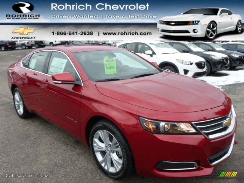 2014 Impala LT - Crystal Red Tintcoat / Jet Black photo #1