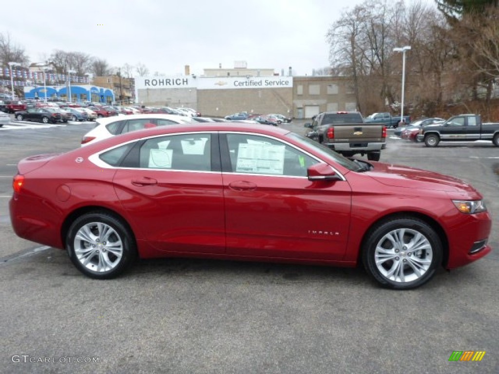 2014 Impala LT - Crystal Red Tintcoat / Jet Black photo #2