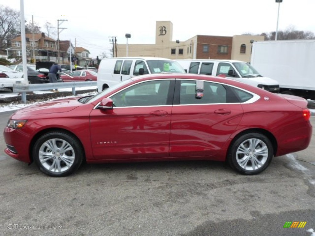 2014 Impala LT - Crystal Red Tintcoat / Jet Black photo #6