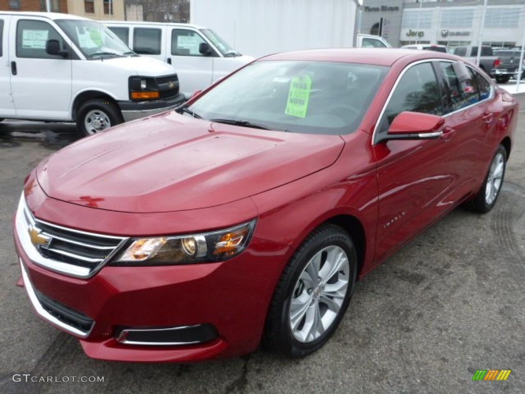 2014 Impala LT - Crystal Red Tintcoat / Jet Black photo #7
