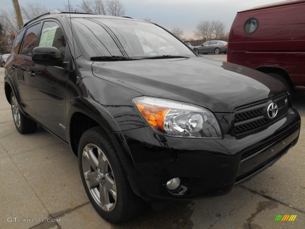 2008 RAV4 Sport V6 4WD - Black / Dark Charcoal photo #1
