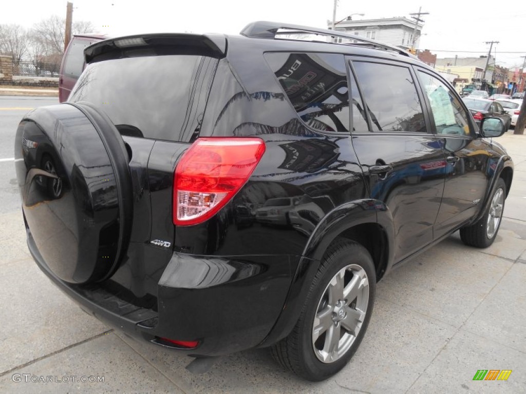 2008 RAV4 Sport V6 4WD - Black / Dark Charcoal photo #4