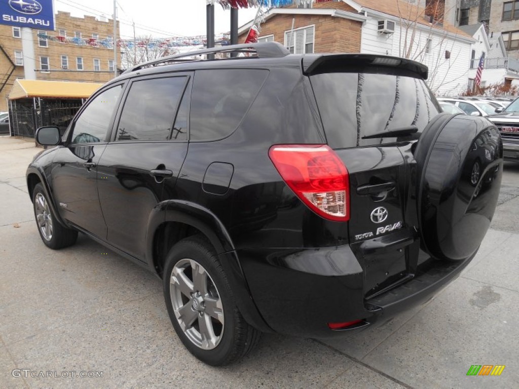 2008 RAV4 Sport V6 4WD - Black / Dark Charcoal photo #6