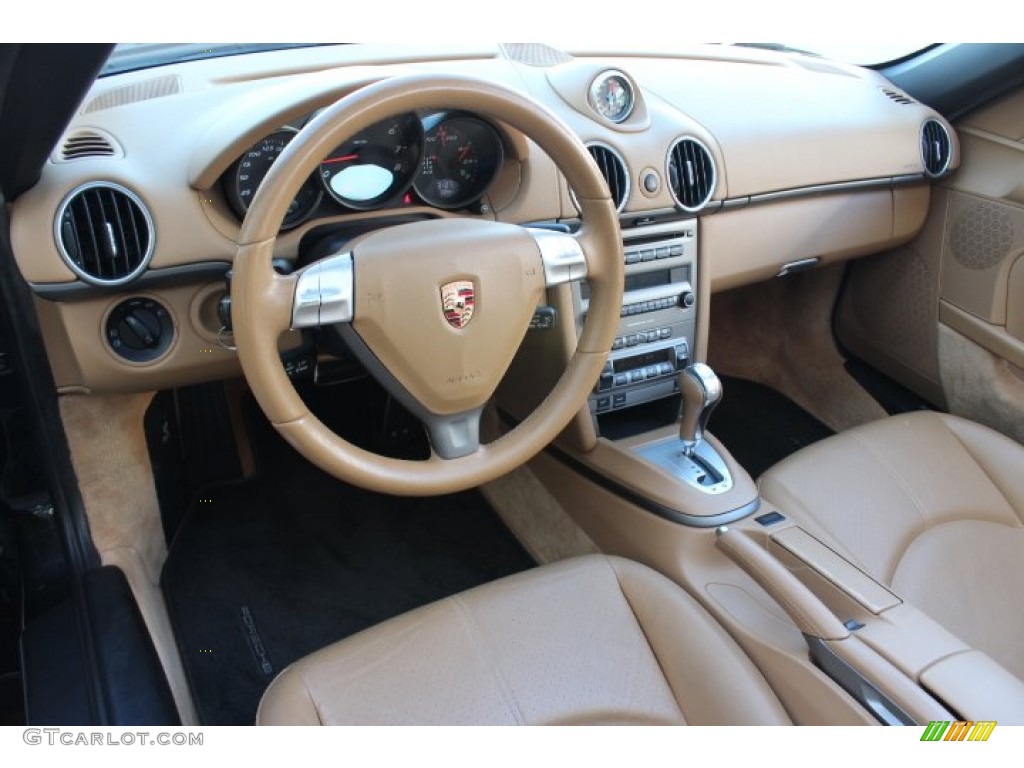 2006 Boxster  - Cobalt Blue Metallic / Sand Beige photo #14