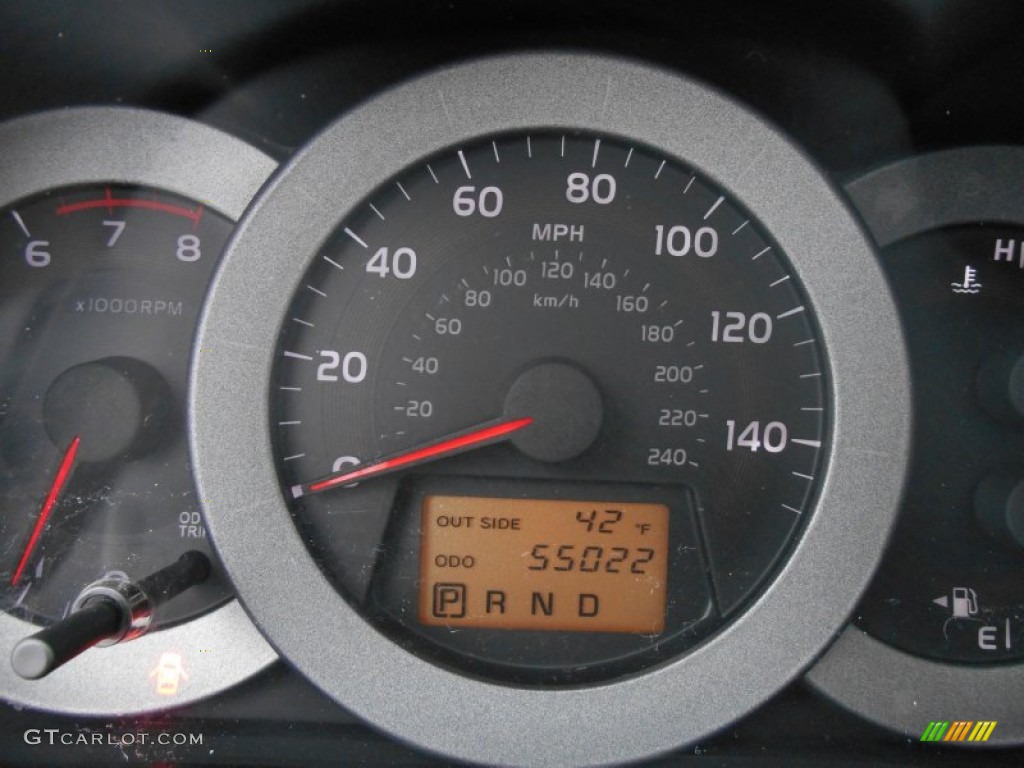 2008 RAV4 Sport V6 4WD - Black / Dark Charcoal photo #12