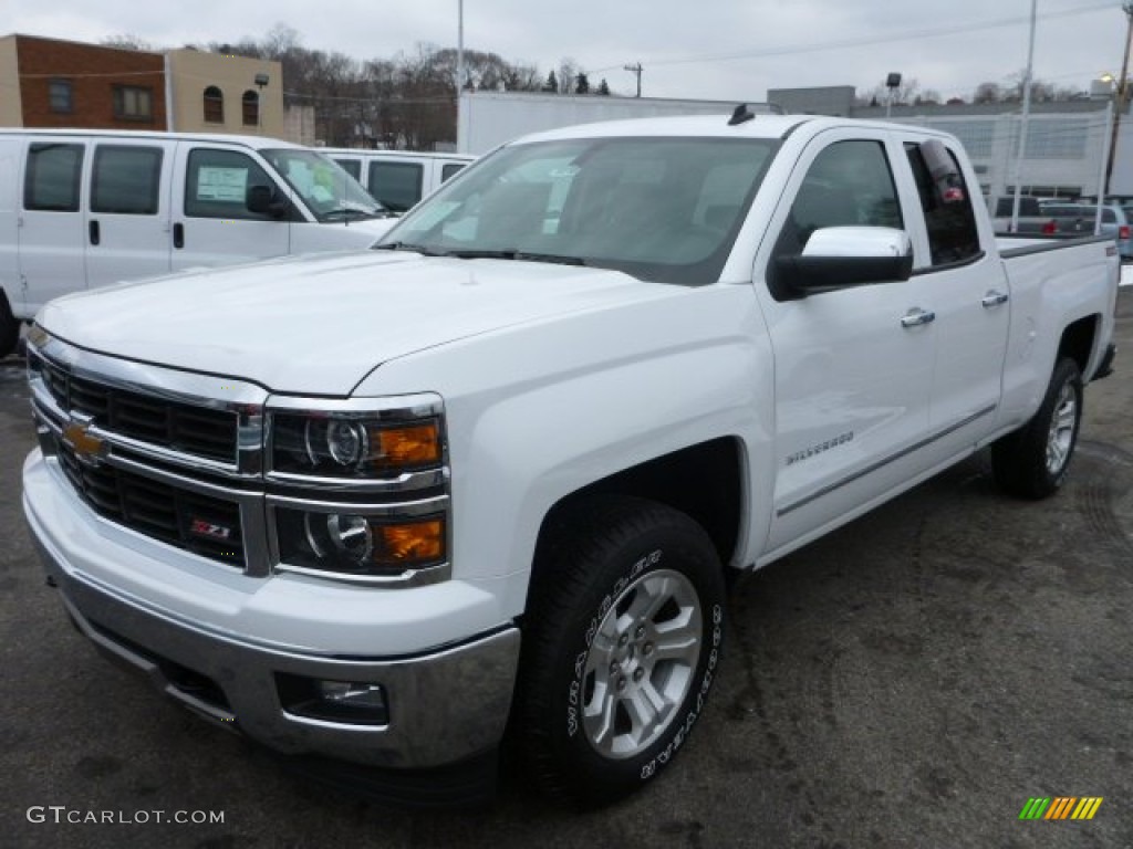 2014 Silverado 1500 LTZ Double Cab 4x4 - Summit White / Cocoa/Dune photo #7