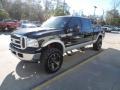 2006 Black Ford F250 Super Duty Lariat Crew Cab 4x4  photo #4