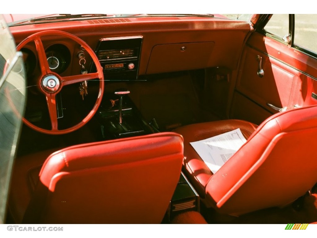 1967 Camaro Rally Sport Convertible - Bolero Red / Red photo #6
