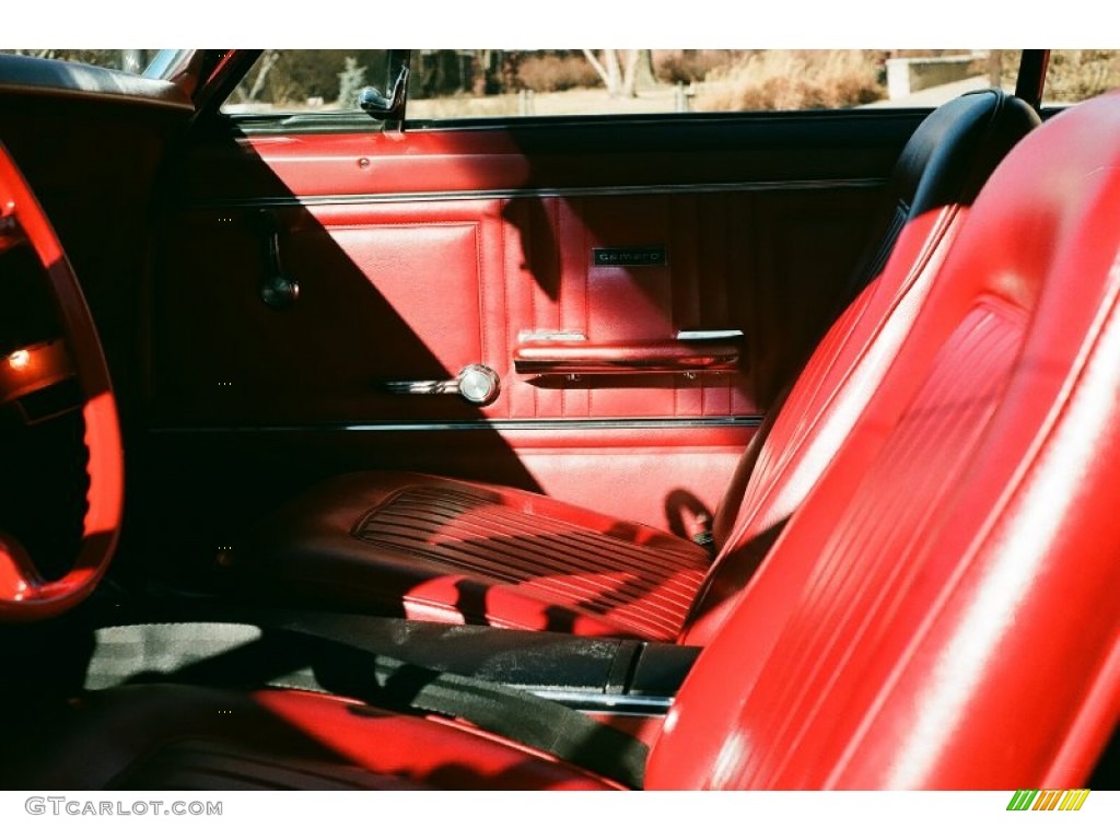 1967 Camaro Rally Sport Convertible - Bolero Red / Red photo #8
