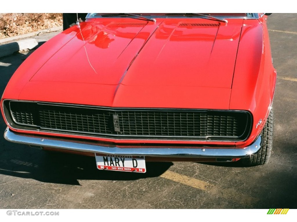 1967 Camaro Rally Sport Convertible - Bolero Red / Red photo #14