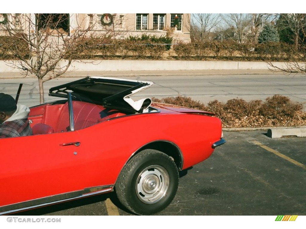 1967 Camaro Rally Sport Convertible - Bolero Red / Red photo #17