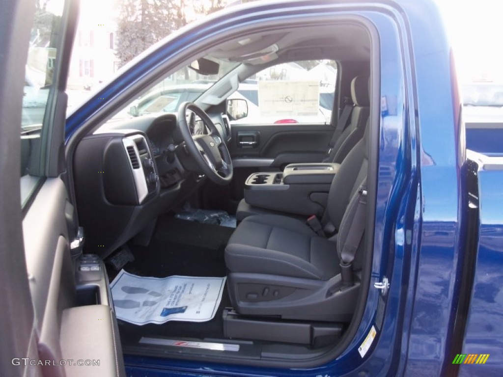 2014 Silverado 1500 LT Z71 Regular Cab 4x4 - Blue Topaz Metallic / Jet Black photo #17