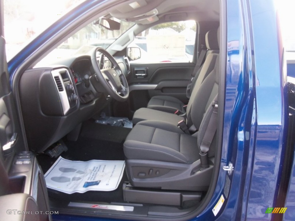 2014 Silverado 1500 LT Z71 Regular Cab 4x4 - Blue Topaz Metallic / Jet Black photo #18