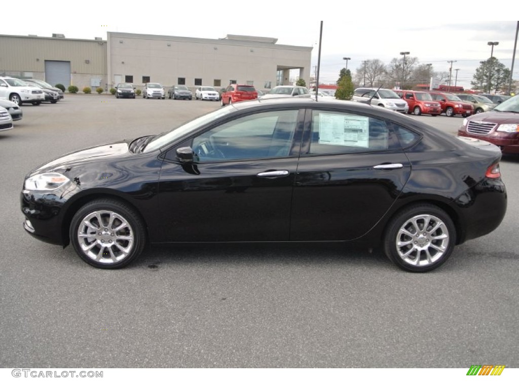 Pitch Black 2014 Dodge Dart Limited Exterior Photo #89917497