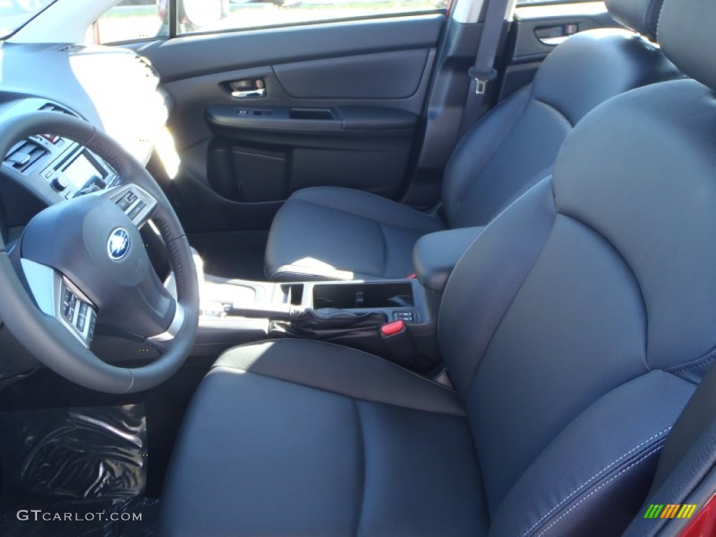 Black Interior 2014 Subaru Impreza 2.0i Limited 5 Door Photo #89917605
