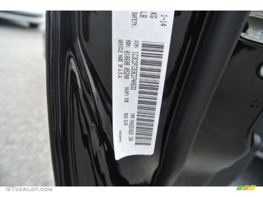 2014 Dart Color Code PX8 for Pitch Black Photo #89917608