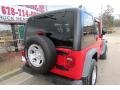 2006 Flame Red Jeep Wrangler Sport 4x4 Right Hand Drive  photo #8