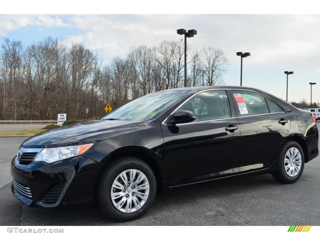 2014 Camry L - Attitude Black Metallic / Ash photo #3