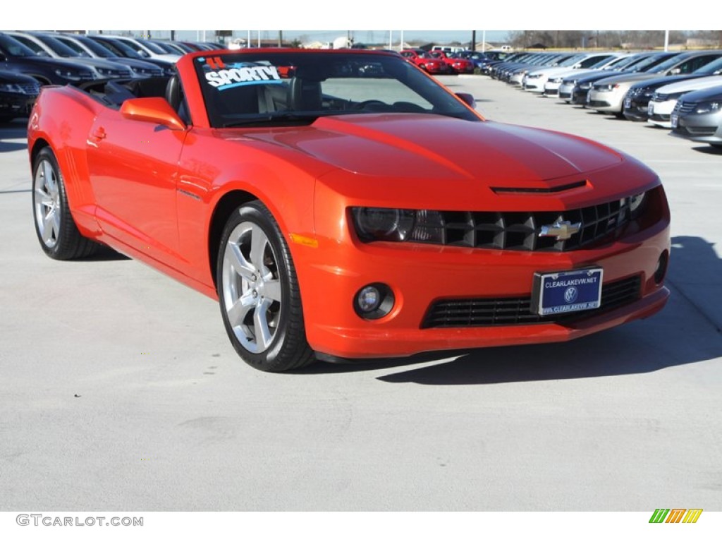 Inferno Orange Metallic Chevrolet Camaro