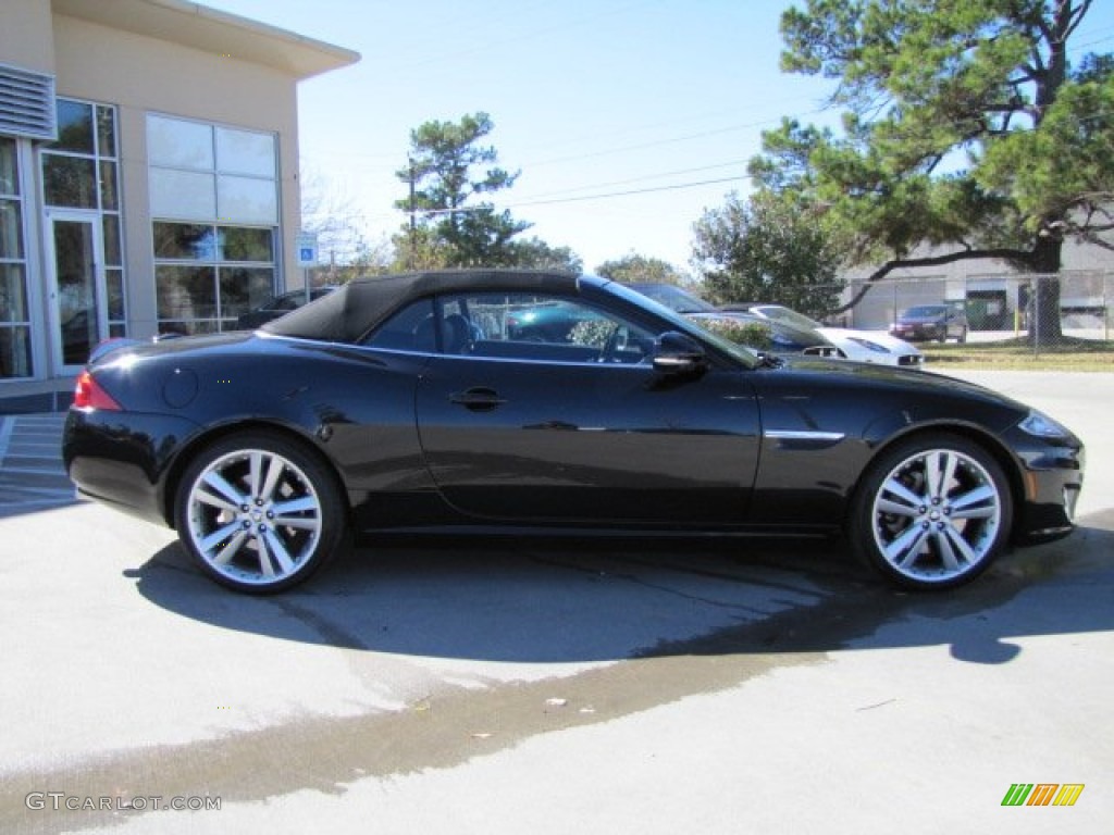 Ultimate Black Metallic 2013 Jaguar XK XK Convertible Exterior Photo #89919594