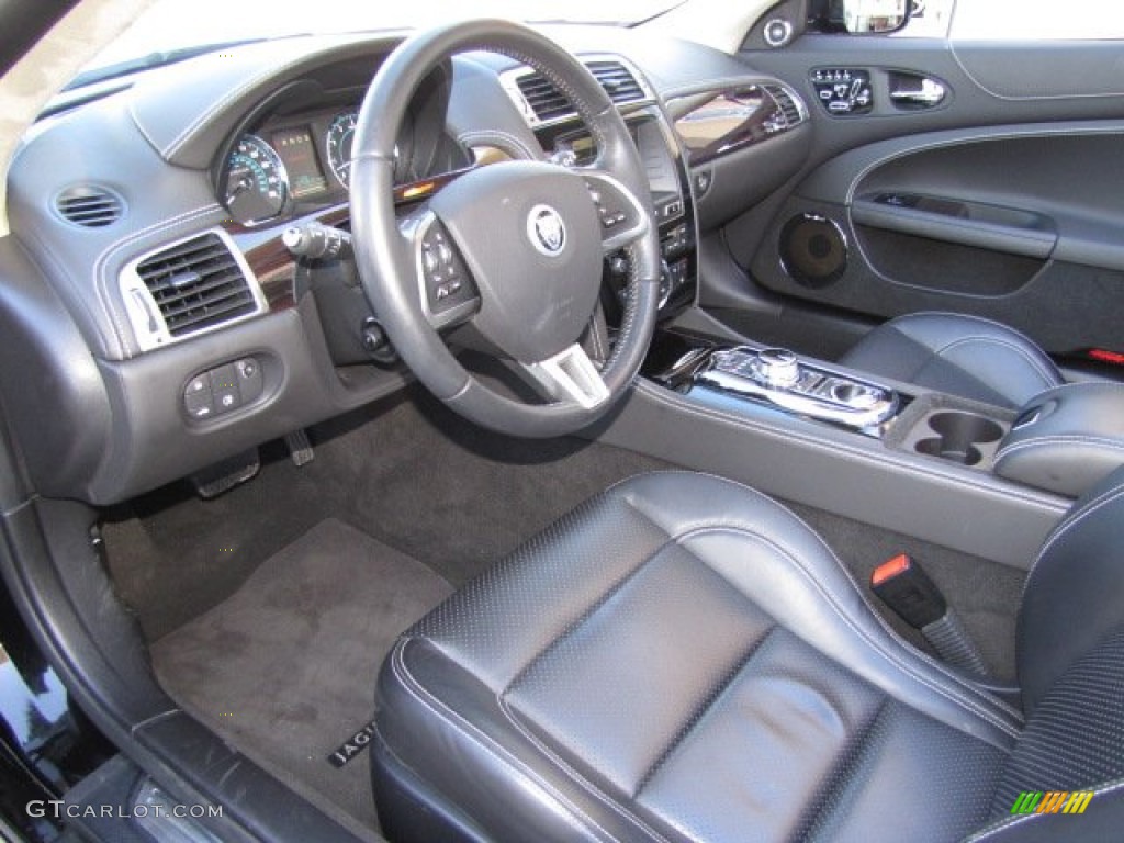 Warm Charcoal Interior 2013 Jaguar XK XK Convertible Photo #89919705