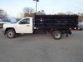 Summit White - Silverado 3500HD WT Regular Cab Dump Truck Photo No. 9