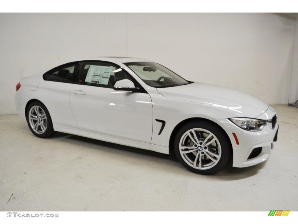 Alpine White 2014 BMW 4 Series 428i Coupe Exterior Photo #89920845