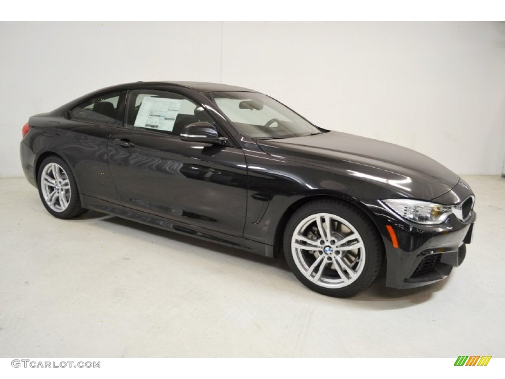 Black Sapphire Metallic 2014 BMW 4 Series 428i Coupe Exterior Photo #89921043