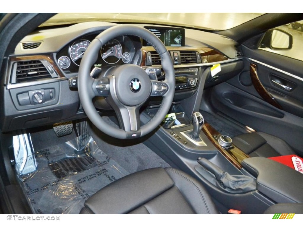 Black Interior 2014 BMW 4 Series 428i Coupe Photo #89921148