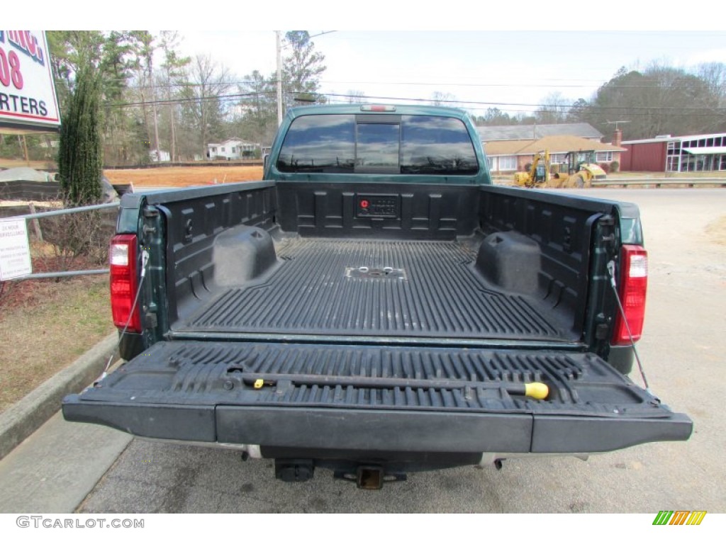 2008 F350 Super Duty Lariat Crew Cab 4x4 Dually - Forest Green Metallic / Camel photo #68