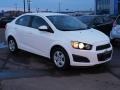 2013 Summit White Chevrolet Sonic LS Sedan  photo #2