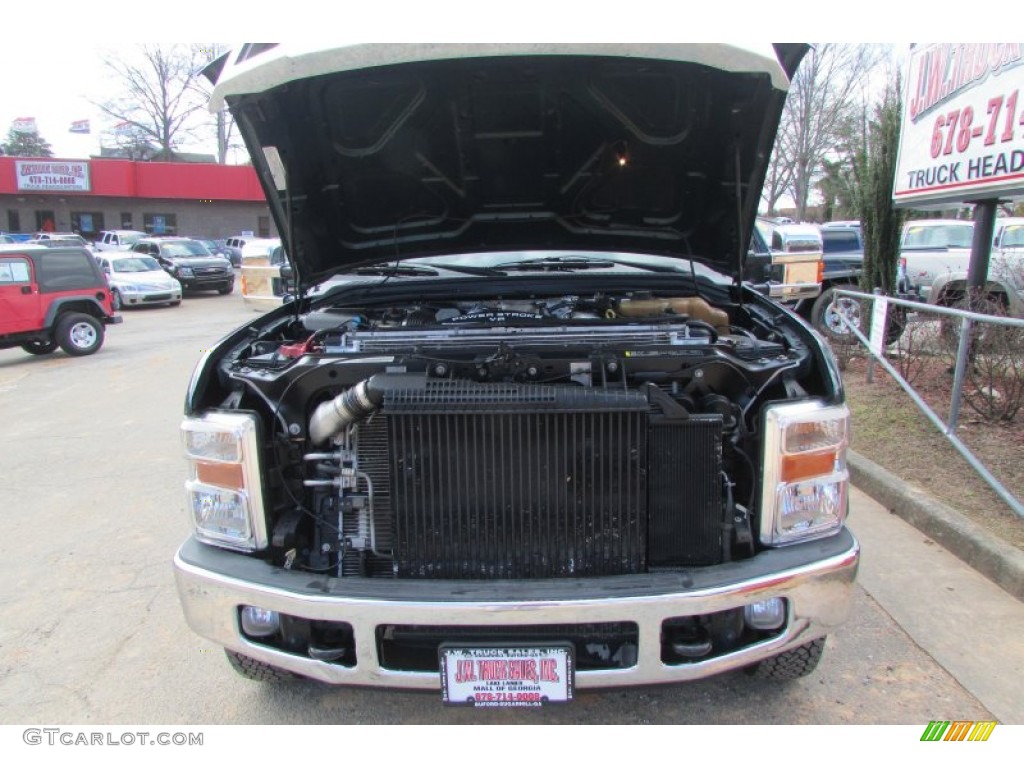 2008 F350 Super Duty Lariat Crew Cab 4x4 Dually - Forest Green Metallic / Camel photo #73