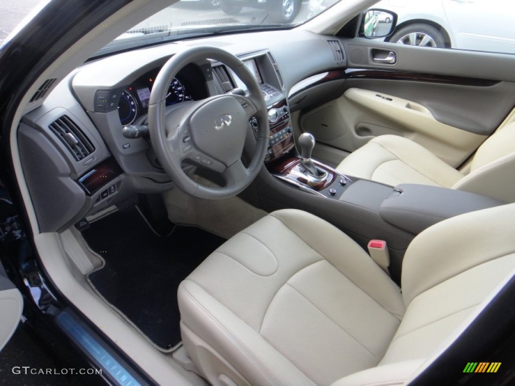 Wheat Interior 2010 Infiniti G 37 Journey Sedan Photo #89923494